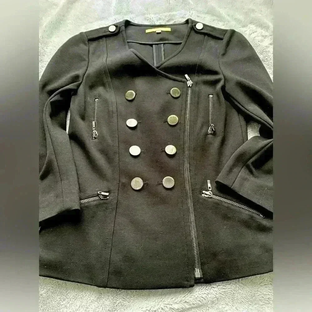 Gianni Bini Knit Military Jacket